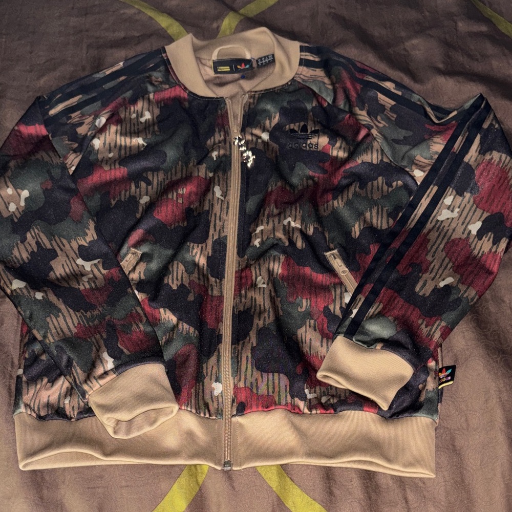 Pharrell Williams Adidas Camo Track Jacket